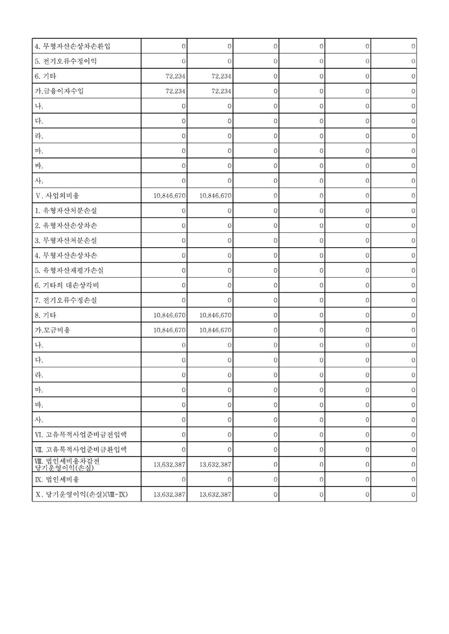 2018년도 재정보고 — 공시 서류 18쪽